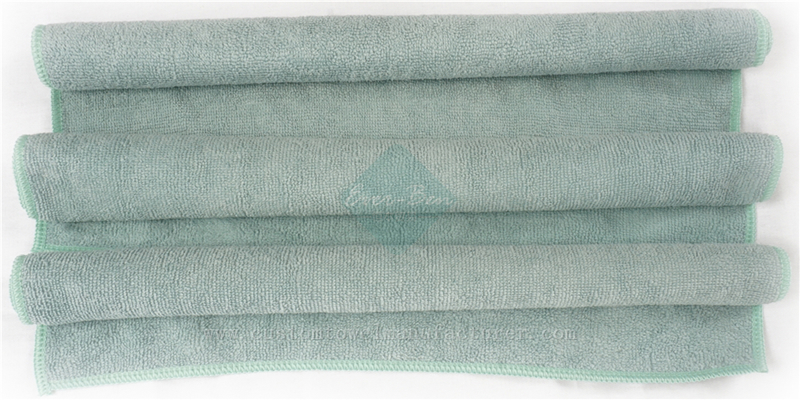 China Bulk window cleaning microfibre cloths Supplier Custom ribbed towels Factory